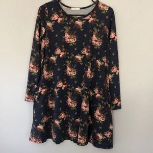 Floral print dress